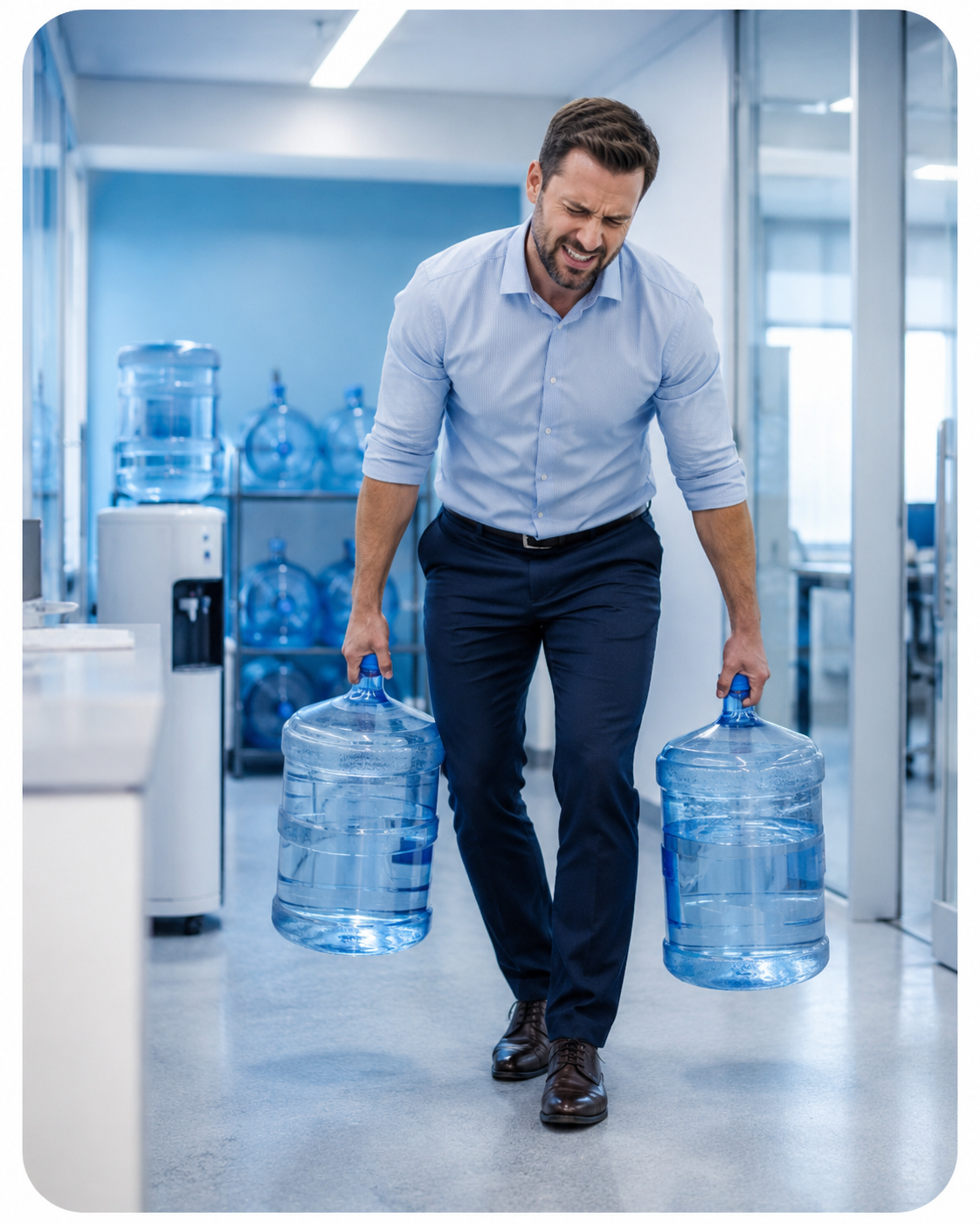 No Heavy Bottle Lifting